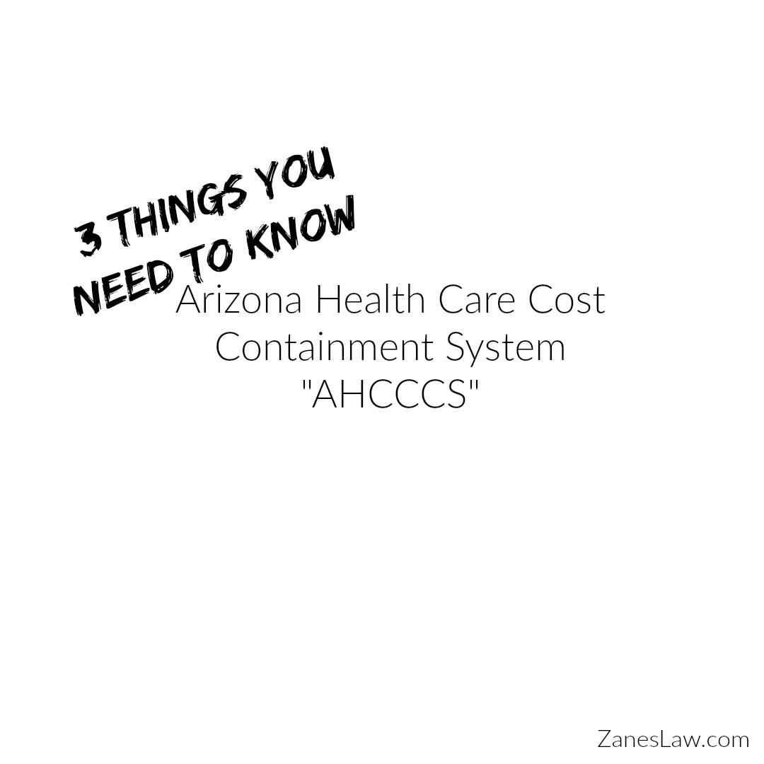 What You Should Know About AHCCCS - Arizona Health Care Cost Containment System