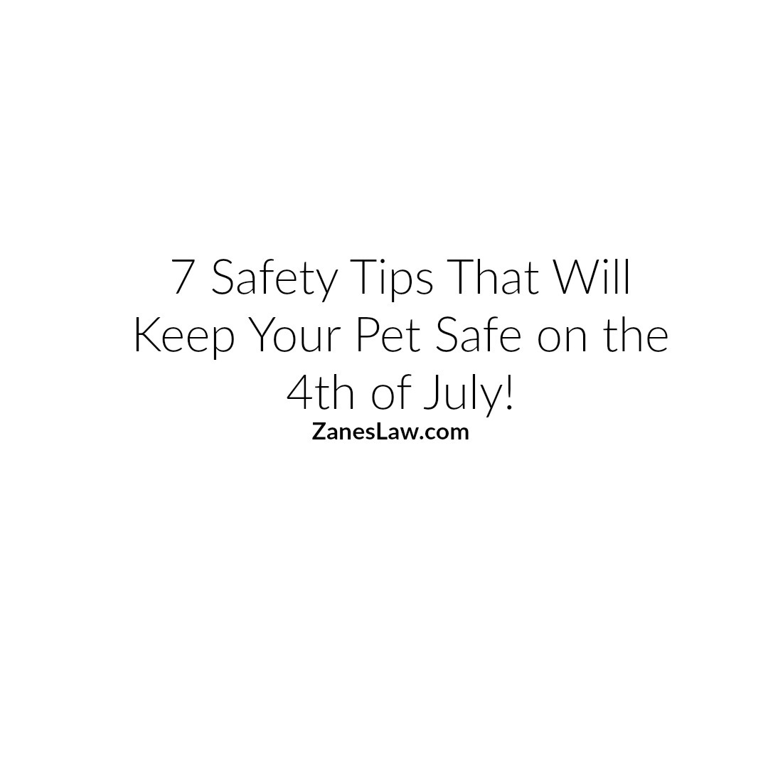 Pet Safety On The Fourth of July