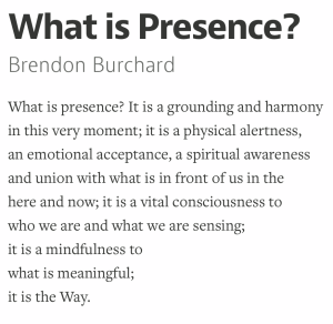 We Wish You the Gift of Presence.