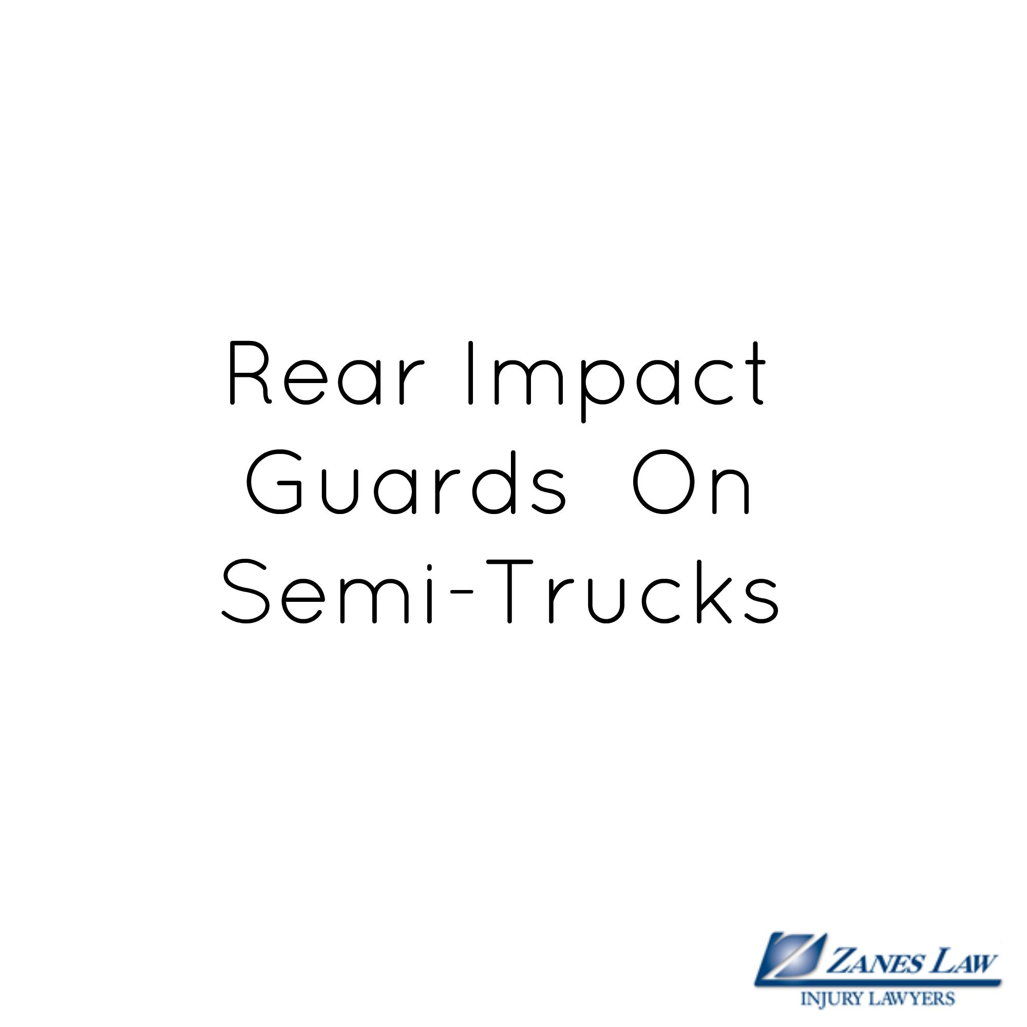 Rear Impact Guards Could Be Saving Lives